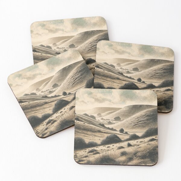 Item preview, Hillside Whispers: Gentle Dawn's Embrace designed and sold by PictorialWhimsy.