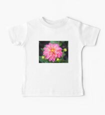 Beautiful Pink Flower Baby Tee