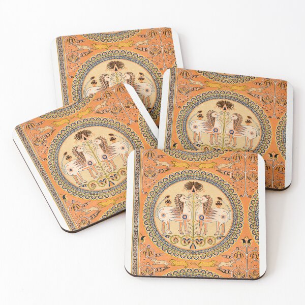 Item preview, Arabic Animal Arabesque Pattern from Emile Prisse d'Avennes art book designed and sold by Vintage-TM.