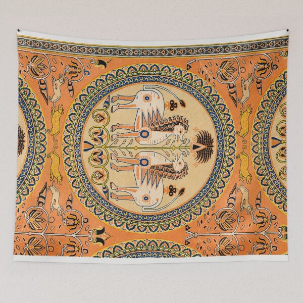 Item preview, Arabic Animal Arabesque Pattern from Emile Prisse d'Avennes art book designed and sold by Vintage-TM.