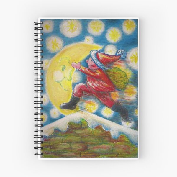 Item preview, Over the Roof-tops - father Christmas is here designed and sold by LittleLiz.