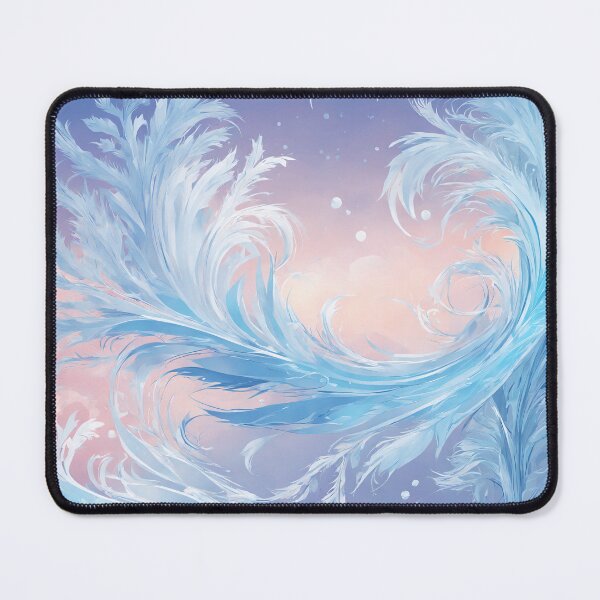 Item preview, Blue frost pattern. Abstract winter season background. designed and sold by twisted-dot.
