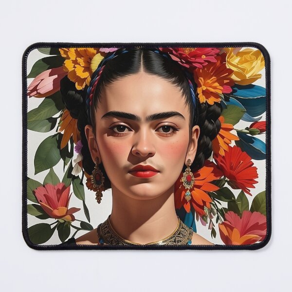 Item preview, Frida Khalo "All the Flowers"- 3 designed and sold by vsartmaking.