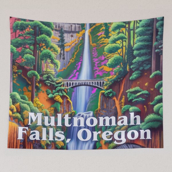 Item preview, Multnomah Falls Oregon designed and sold by OregonsOwn.