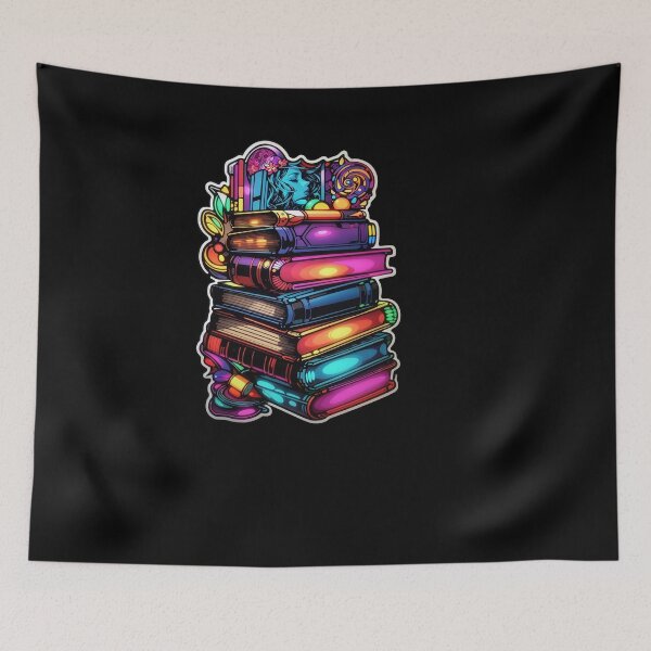 Item preview, Book Aesthetic, Set of Colorful Books  designed and sold by Desfix.
