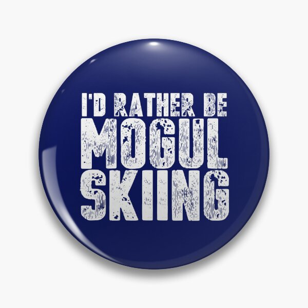 Item preview, I'd Rather Be Mogul Skiing Sarcastic Ski Quote designed and sold by SharpThreadZ.