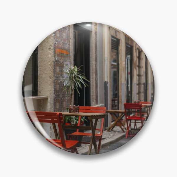 Item preview, Charming Alfama Café Scene designed and sold by PhotosByVille.
