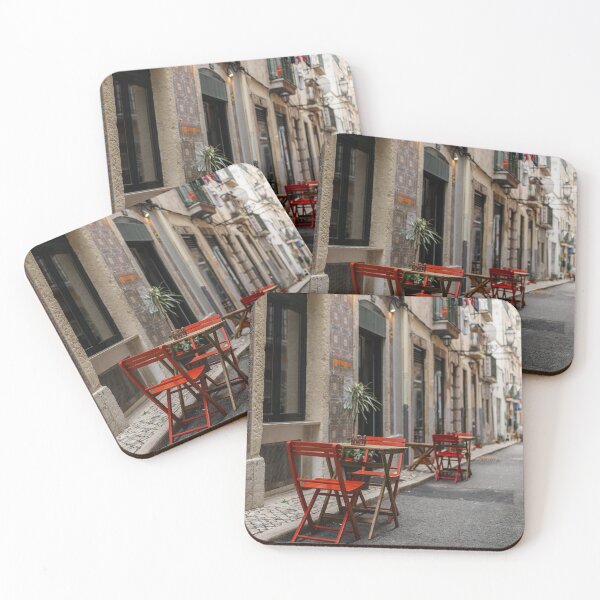Item preview, Charming Alfama Café Scene designed and sold by PhotosByVille.