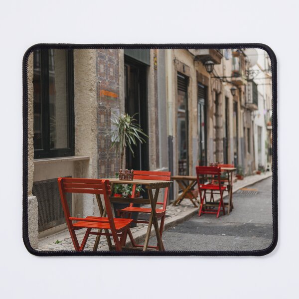 Item preview, Charming Alfama Café Scene designed and sold by PhotosByVille.