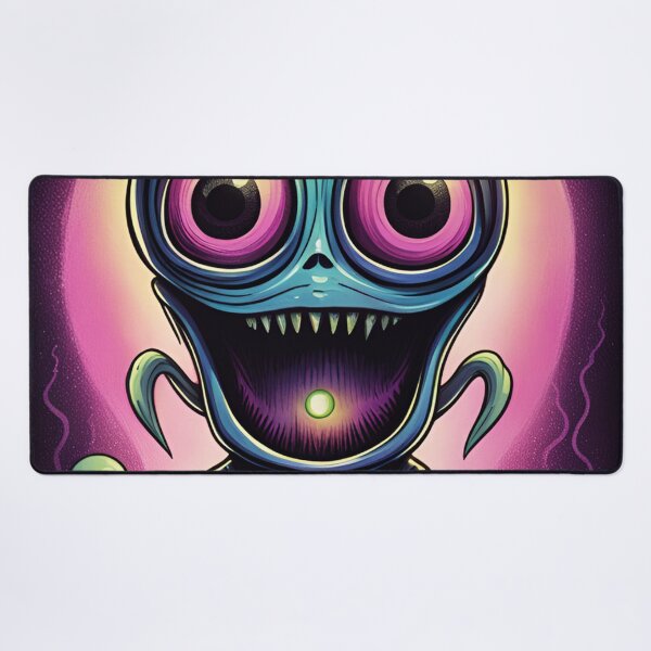 Item preview, alienlove 76 good mood lucky funny skull designed and sold by alienlove-8.
