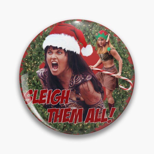 Item preview, Sleigh Them All Xena & Gabrielle designed and sold by CharXena.