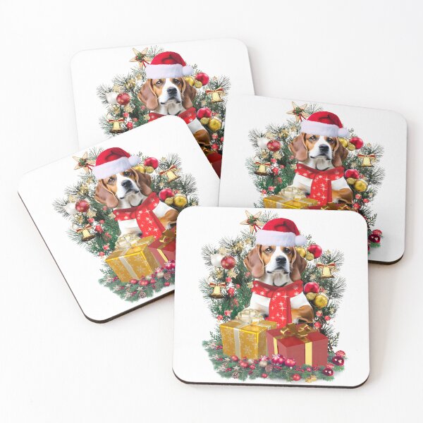 Item preview, Beagle Puppy Merry Christmas Tree Ornaments & Gifts For Dog Lovers designed and sold by FCS Specialties LLC.