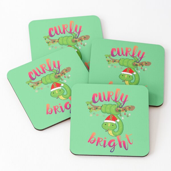 Item preview, Curly and Bright Christmas Snake designed and sold by my-green-gecko.
