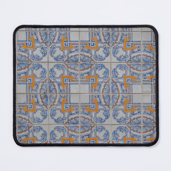 Item preview, Alfama Lisbon Wall Art Portuguese Mosaic Blue designed and sold by PhotosByVille.