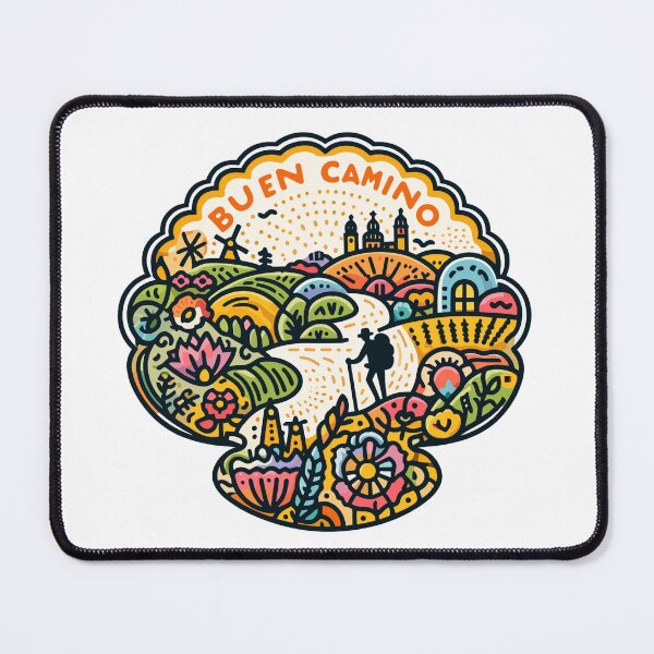 Item preview, ¡BUEN CAMINO! Camino de Santiago - Shirt, Hat, Button, Pin, Sticker, etc designed and sold by cloudhiker.