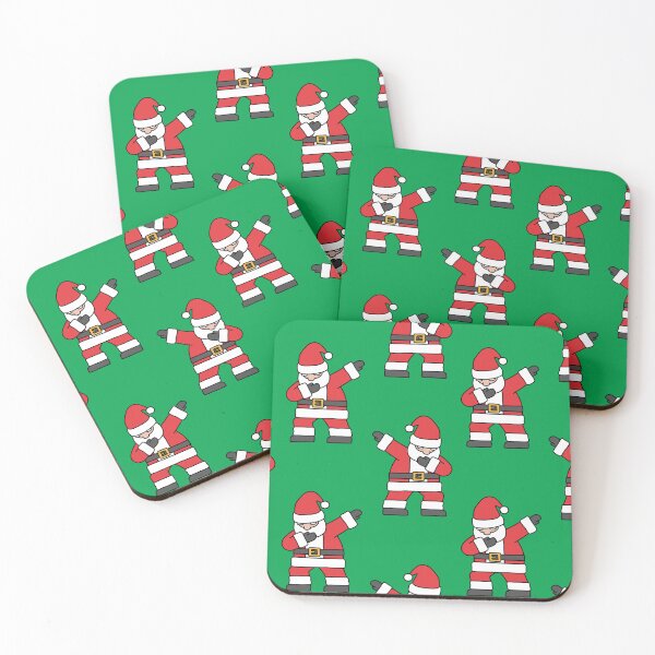 Item preview, santa dabbing - green designed and sold by littlearrow.