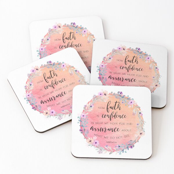 Item preview, Christian Quote - Faith is Confidence in What We Hope For - Hebrews 11:1 designed and sold by JacquelineLim.