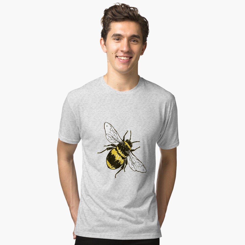 Vista previa del artículo con la obra «Camiseta de tejido mixto», diseñado y vendido por jessadoodle.
