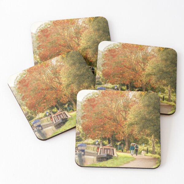 Item preview, Golden Autumn along the Kennet & Avon Canal in Bath designed and sold by Rowena Ko.