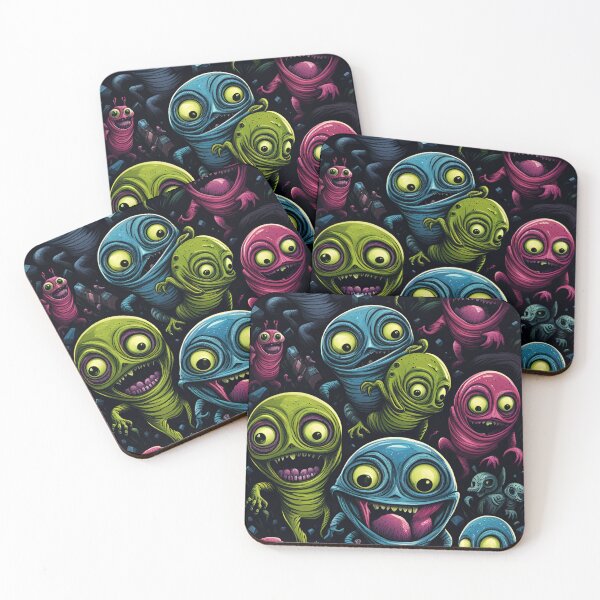 Item preview, alienlove 81 good mood lucky funny skull designed and sold by alienlove-8.