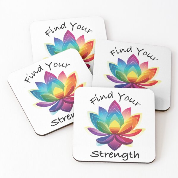 Item preview, Find Your Strength Lotus Graphic designed and sold by dadp616.