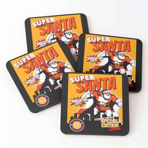 Item preview, Super Santa Comic Book Christmas SuperHero Holiday designed and sold by theSYD.
