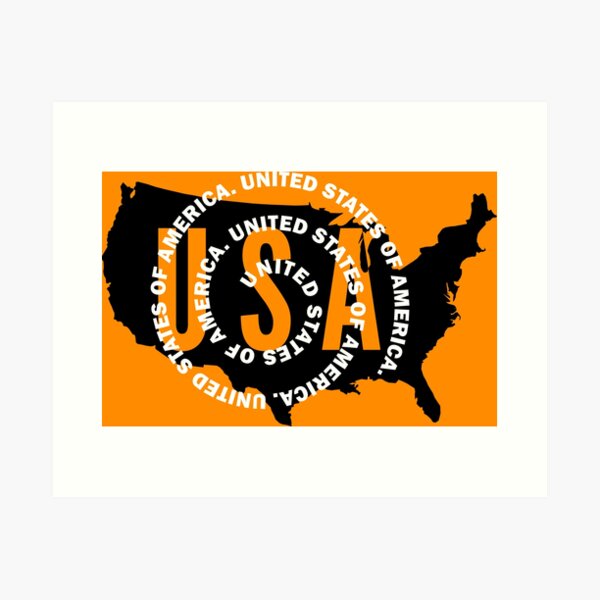 Item preview, United States map designed and sold by Toozidi.