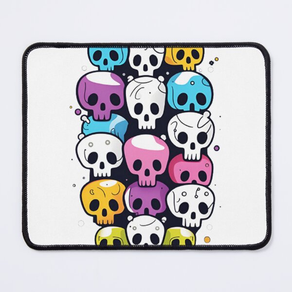 Item preview, alienlove 82 good mood lucky funny skull designed and sold by alienlove-8.