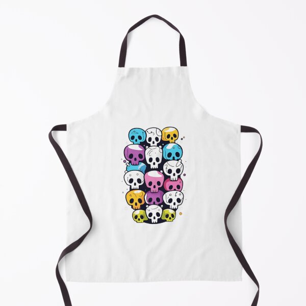 Item preview, alienlove 82 good mood lucky funny skull designed and sold by alienlove-8.