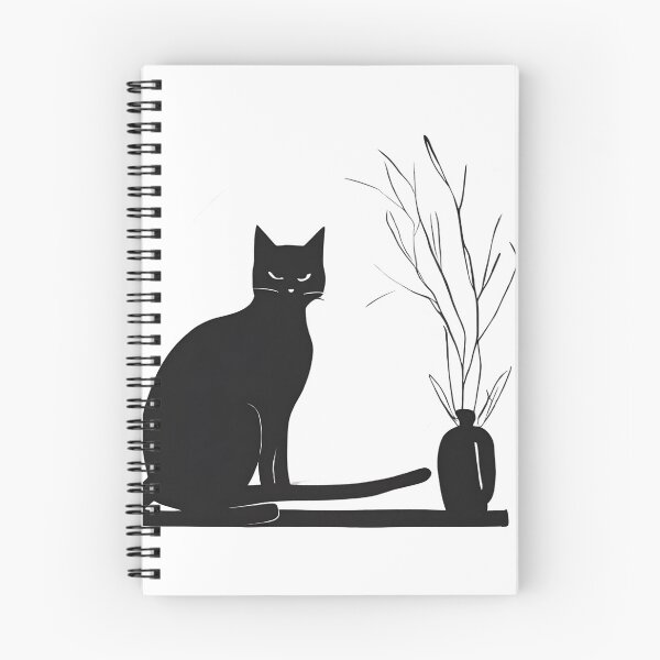 Artikelvorschau, Schwarze Katzenillustration entworfen und verkauft von Catophile.