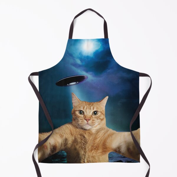 Item preview, Cat Ufo Selfie, Cat Selfie With Flying Saucer Funny Cat designed and sold by Mayalogo.