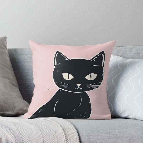 Item preview, Black Cat cartoon designed and sold by Catophile.