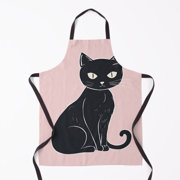 Item preview, Black Cat cartoon designed and sold by Catophile.