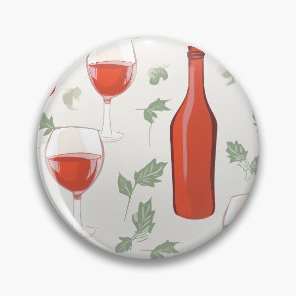 Item preview, Red wine and a bottle, the perfect pair for relaxation. designed and sold by StrawberryJolly.