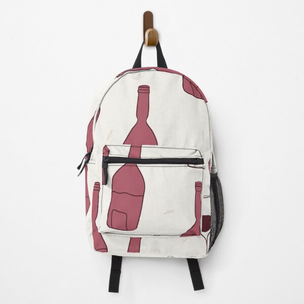 Item preview, Vintage wine bottle with a glass of rich red wine. designed and sold by StrawberryJolly.