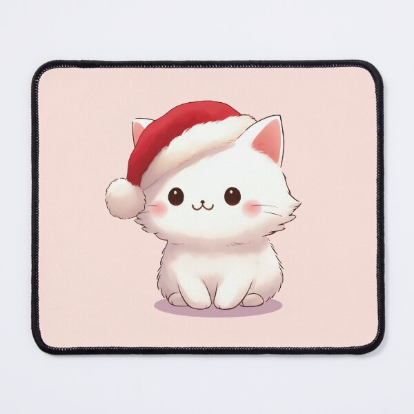 Item preview, Cute Christmas White Kitty designed and sold by KAI-Studio.