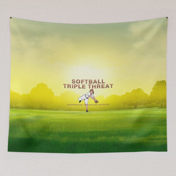 Item preview, Women's Softball Slogan designed and sold by teepossible.