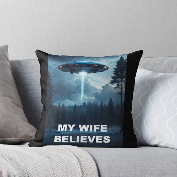 Item preview, My Wife Believes UFO Poster designed and sold by NordicBadger.