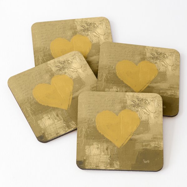 Item preview, Heart in gold - series 1 (30) designed and sold by a3-studio.