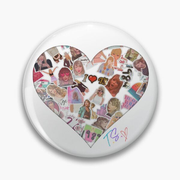 Item preview, In my Swiftie Era T.S. Stickers Heart designed and sold by theSYD.