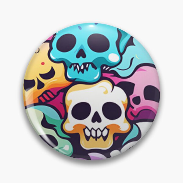 Item preview, alienlove 87 good mood lucky funny skull designed and sold by alienlove-8.