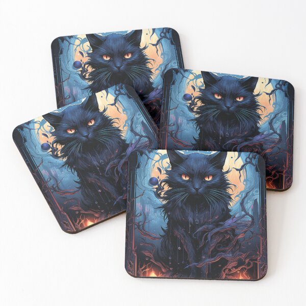 Item preview, Mystic Moonlit Feline designed and sold by Spooky111Realm.
