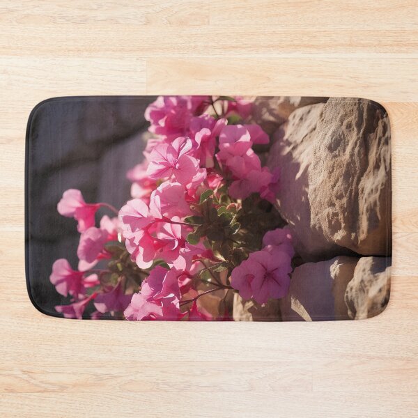 Item preview, Stone wall flowers art print designed and sold by dcrc.