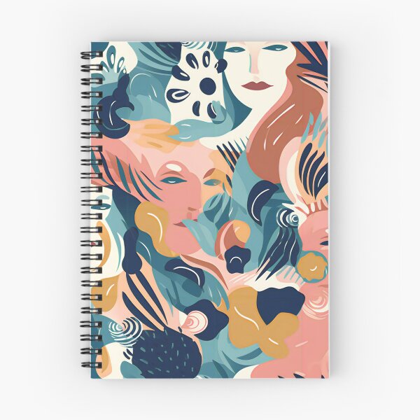 Item preview, Abstract Flowers and Faces designed and sold by Hashola Designs.