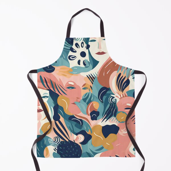Item preview, Abstract Flowers and Faces designed and sold by Hashola Designs.