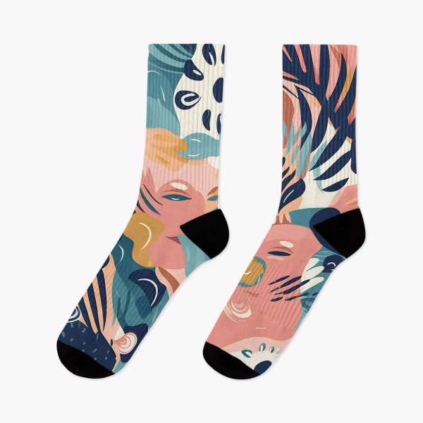 Item preview, Abstract Flowers and Faces designed and sold by Hashola Designs.