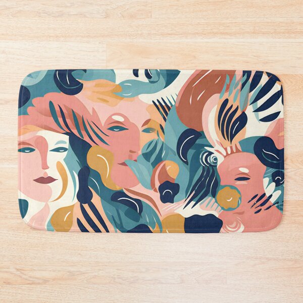 Item preview, Abstract Flowers and Faces designed and sold by Hashola Designs.