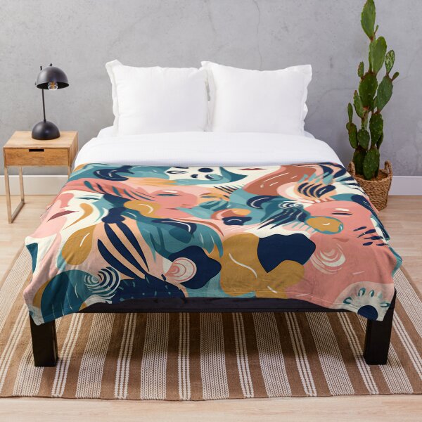 Item preview, Flores y rostros abstractos designed and sold by Hashola Designs.