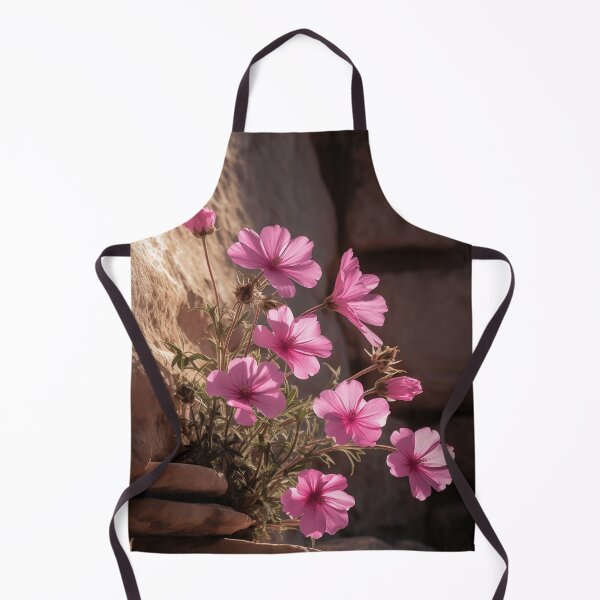 Item preview, stone wall flowers art print designed and sold by dcrc.