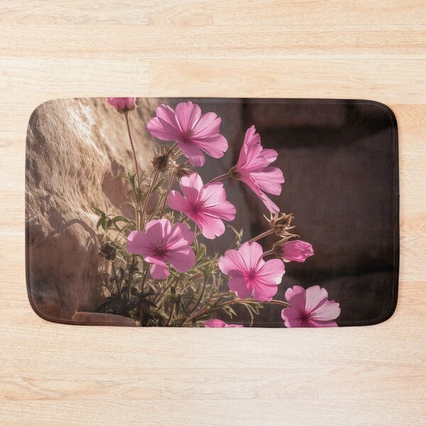 Item preview, stone wall flowers art print designed and sold by dcrc.